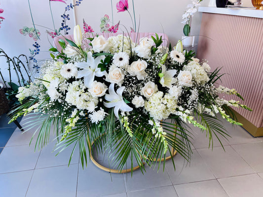 Casket spray funeral flowers Toronto