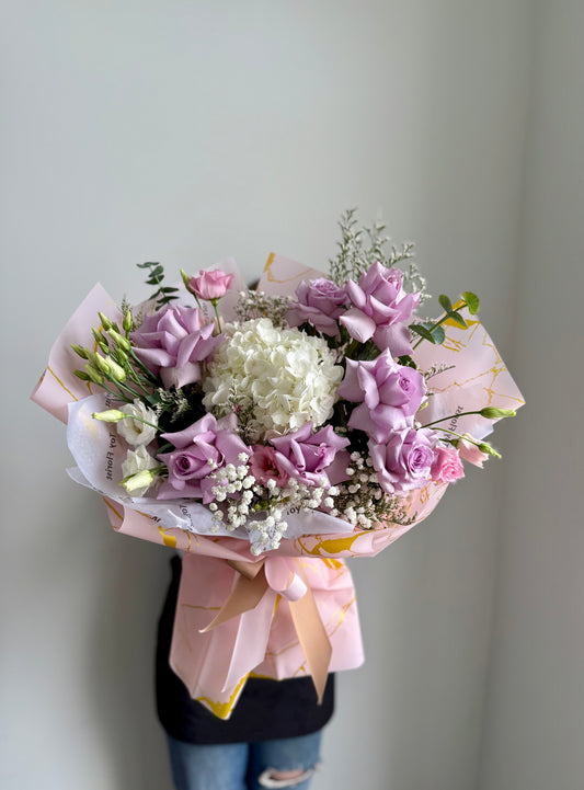 White & Purple Bouquet