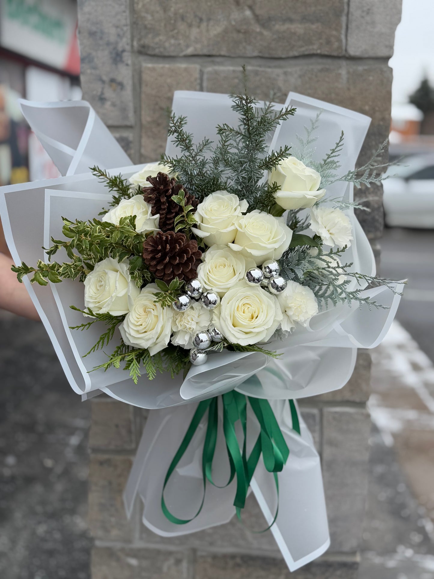 Snowy White Bouquet