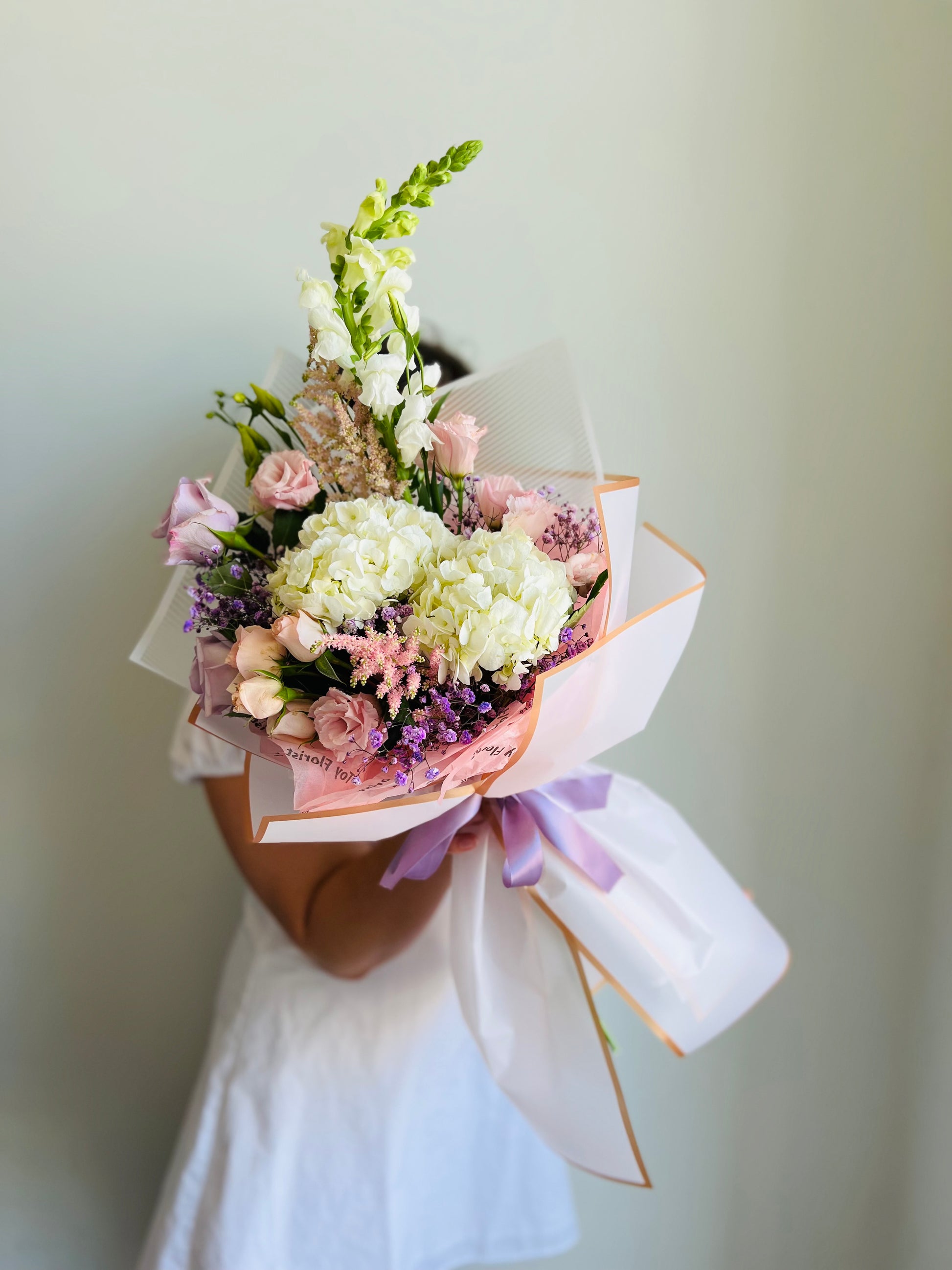 hydreangea cute bouquet