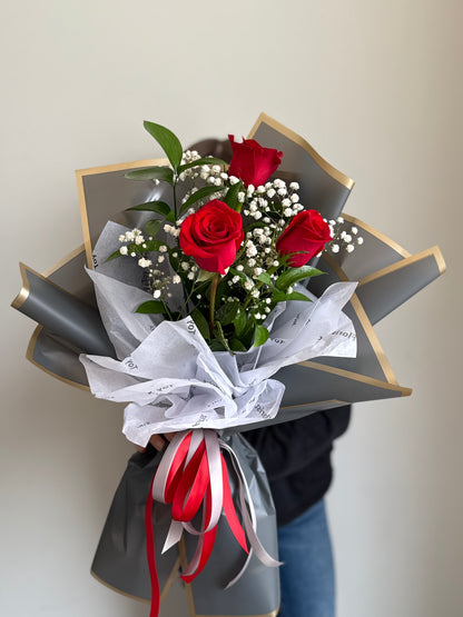 Red Romance Petite Bouquet