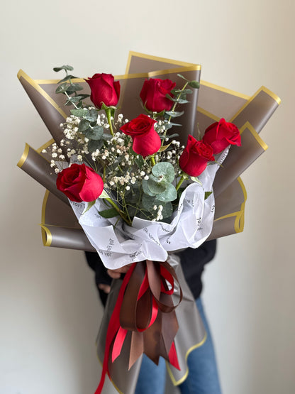 Red Romance Petite Bouquet