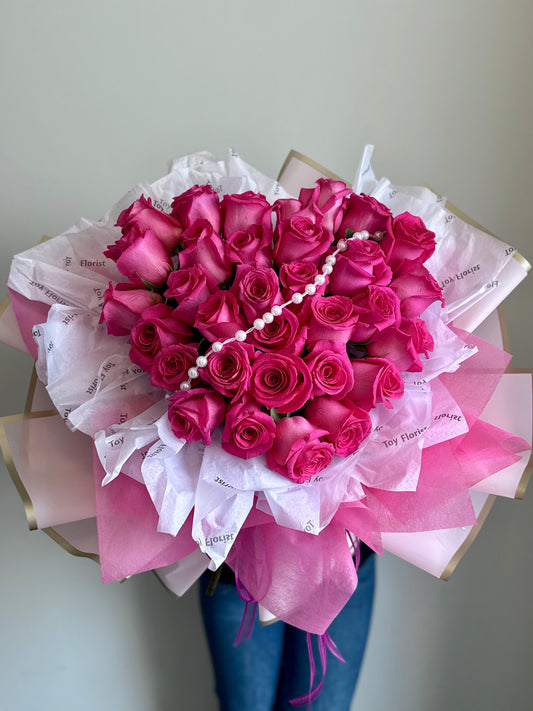 pink roses