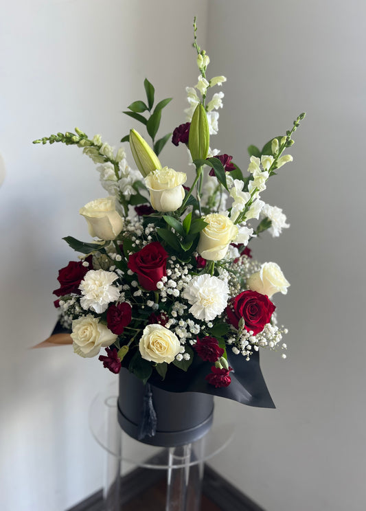 Graceful Tribute - Funeral Box Arrangement