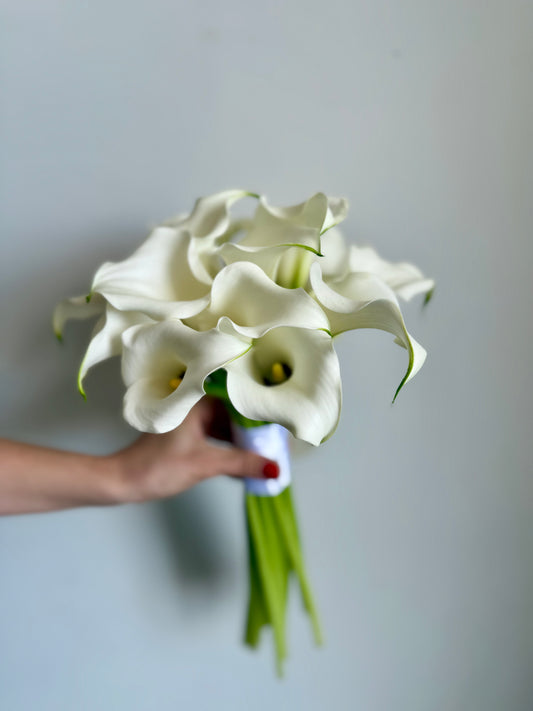 calla lily bridal flower bouquet toy florist