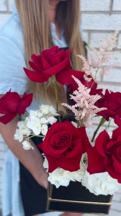 Classic Red Flower Box