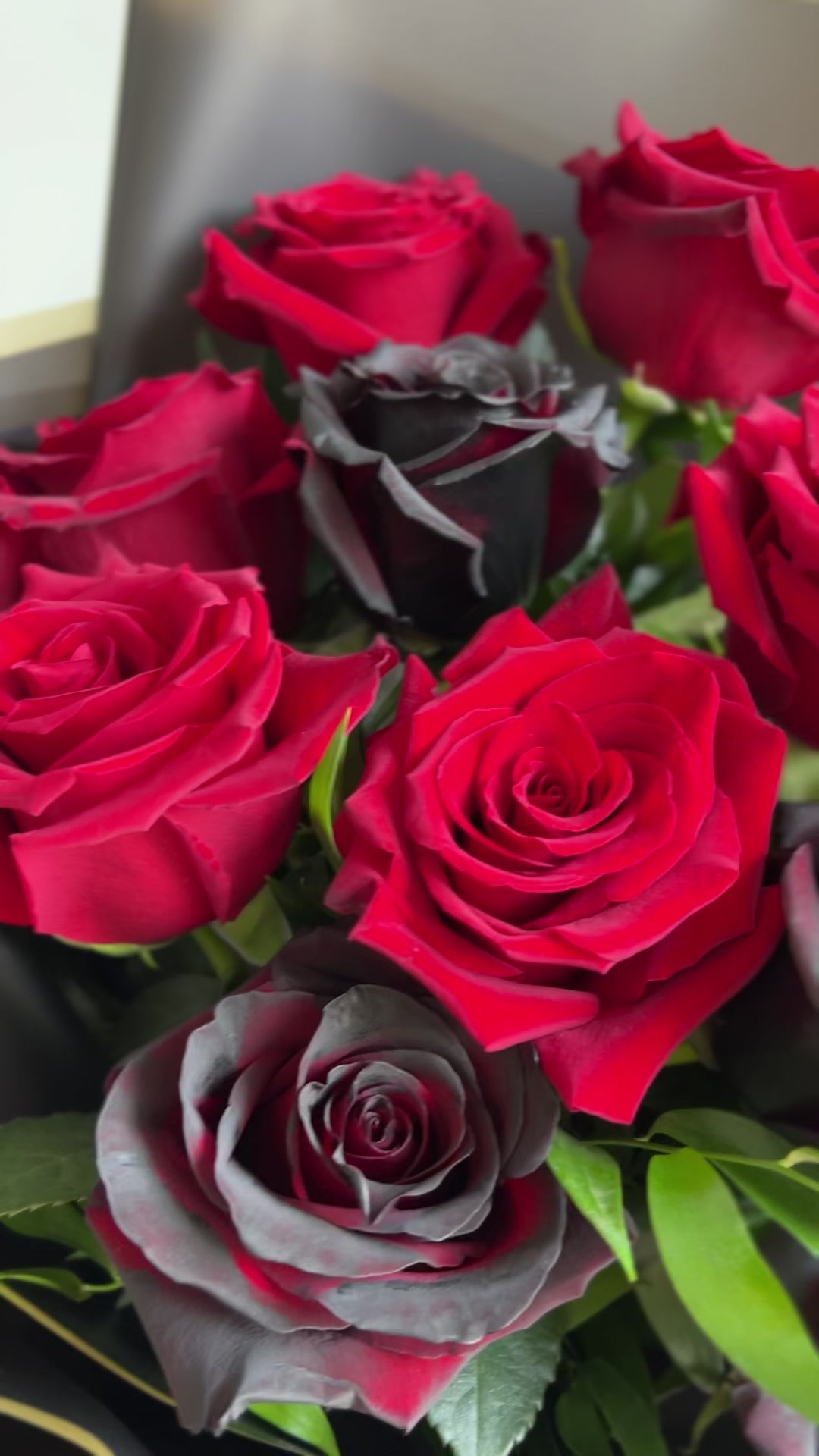 black roses vaughan florist